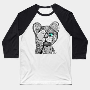 doodle cat Baseball T-Shirt